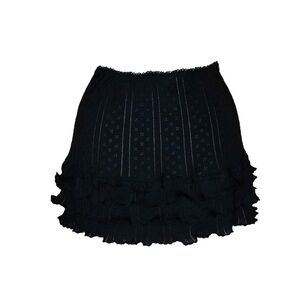 Pretties Cha Cha Mini Skirt in Black